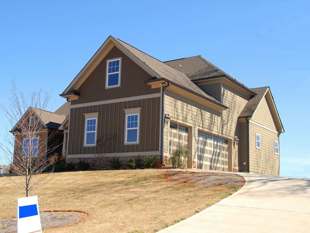 Residential home with exterior tinted windows in new jersey after a window cleaning job