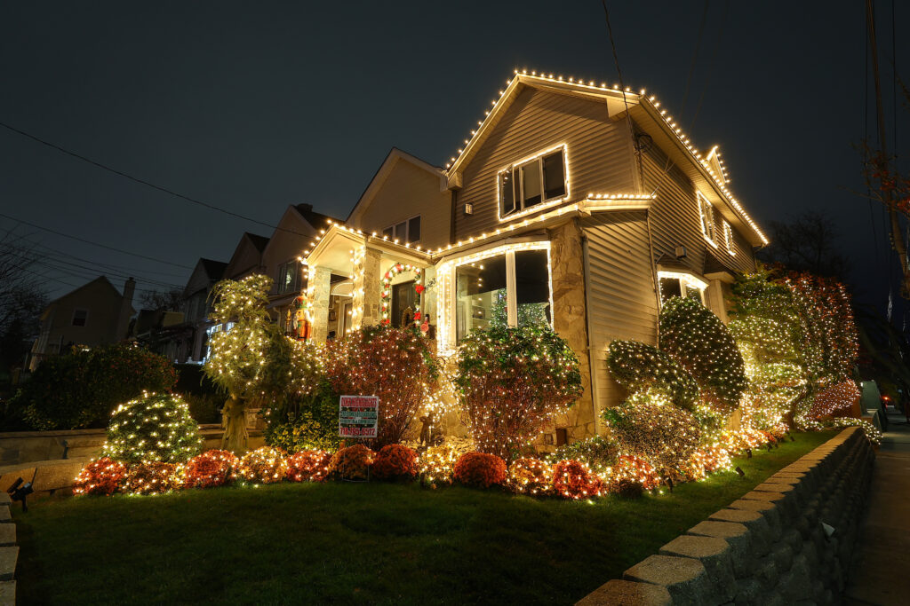 Brightness window cleaning provides christmas lights installations